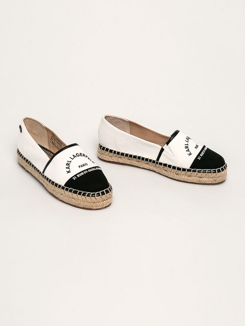 Karl Lagerfeld - Espadryle KL80108 - zdjęcie produktu nr 1