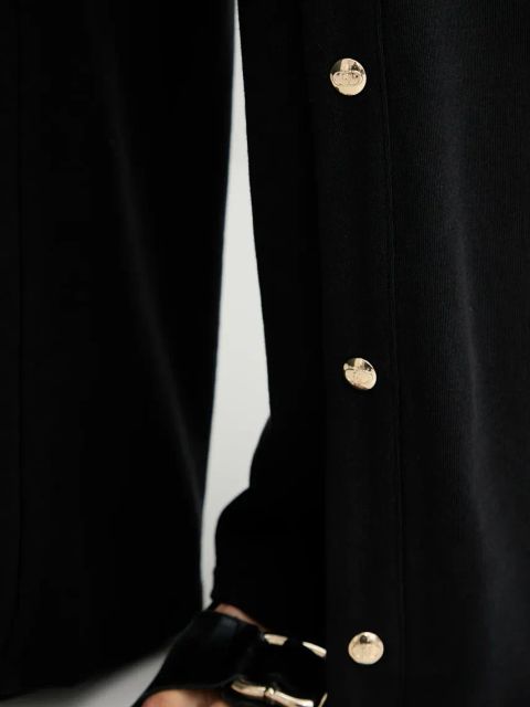 Liu Jo spodnie dresowe kolor czarny gładkie TA5059 FS000