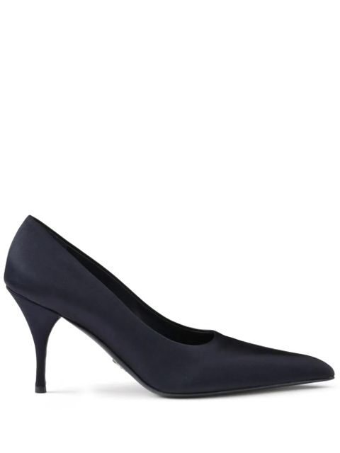 Prada 85mm satin pumps - Blue - zdjęcie produktu nr 1