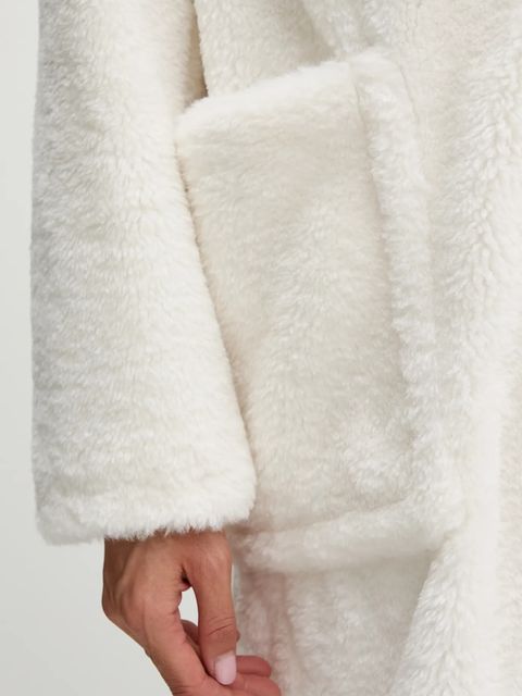 BOSS Orange płaszcz kolor biały 50548583