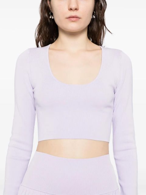 ZIMMERMANN acacia knit top - Purple