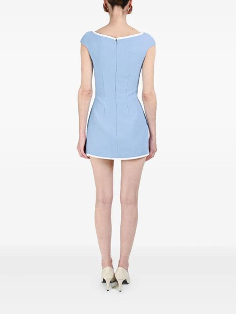 Rowen Rose bow-detail dress - Blue