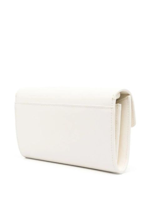 PINKO Love One leather crossbody bag - White - zdjęcie produktu nr 2