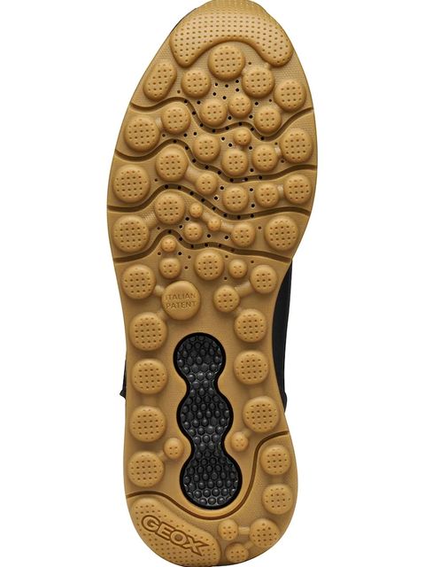 Geox botki D SPHERICA ACTIF X2 damskie kolor czarny na płaskim obcasie D56WPA 00085 C9999