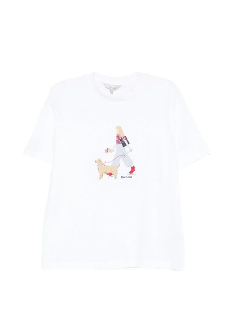 Barbour graphic T-shirt - White - zdjęcie produktu nr 1