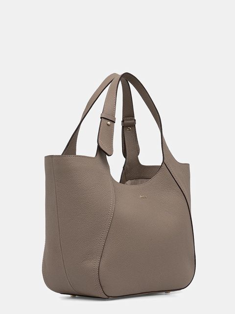 BOSS torebka skórzana kolor brązowy 50552117 - zdjęcie produktu nr 2