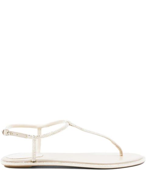 René Caovilla Diana embellished-strap sandals - Neutrals - zdjęcie produktu nr 1