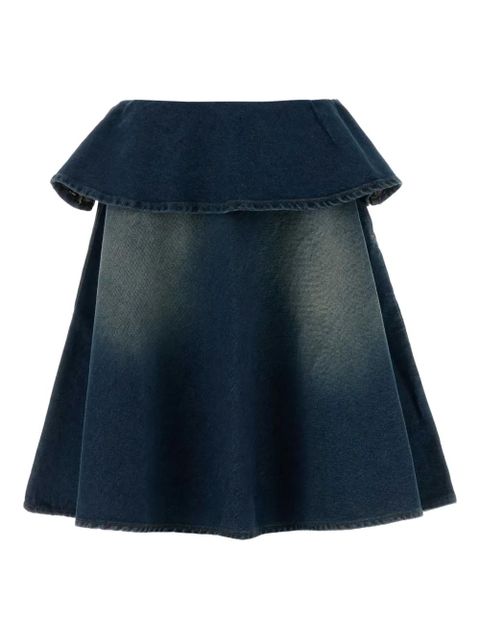 Gimaguas ruffled mini skirt - Blue