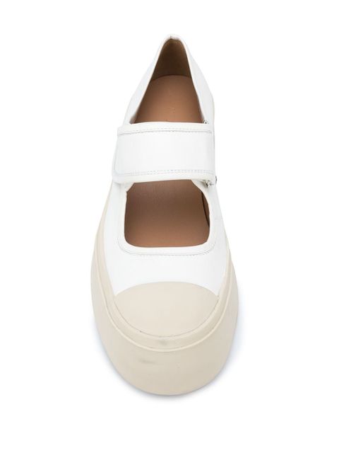 Marni leather Mary Jane sneakers - White