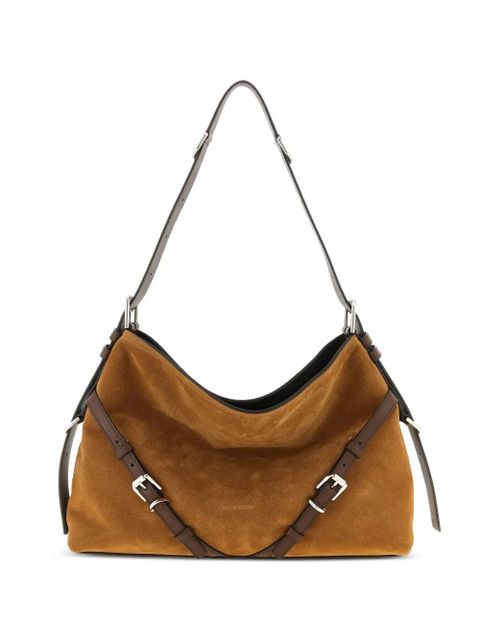 Givenchy medium Voyou suede shoulder bag - Brown - zdjęcie produktu nr 1