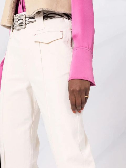 ISABEL MARANT straight-leg trousers - Neutrals