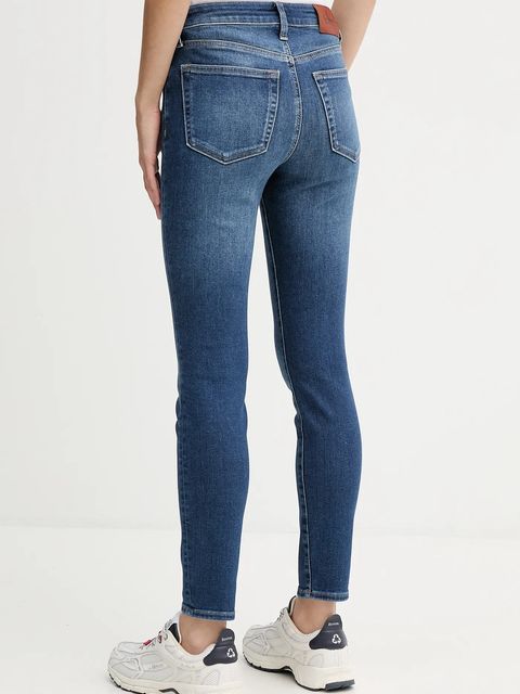 Calvin Klein Jeans jeansy damskie kolor granatowy LV047D903G