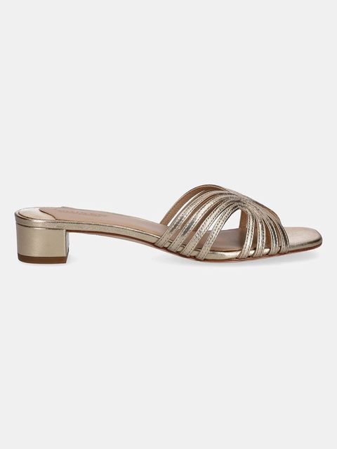 Lauren Ralph Lauren klapki skórzane Fay Mtstrp - zdjęcie produktu nr 1