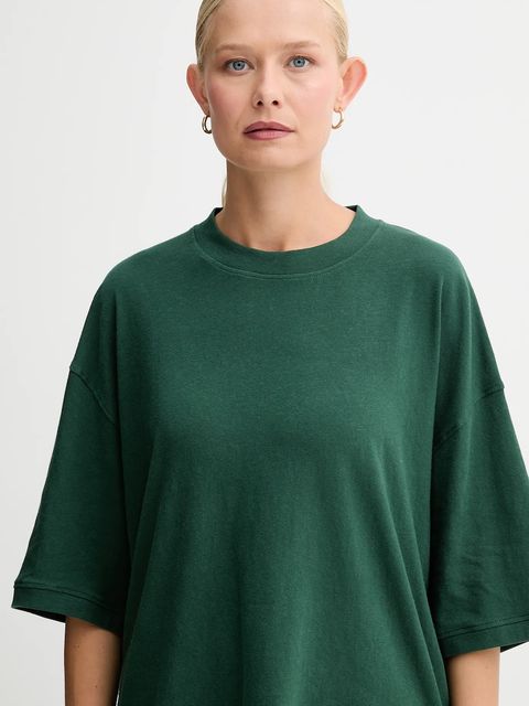 American Vintage t-shirt damski kolor zielony UDA02A