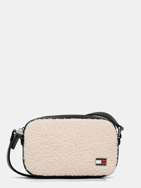 Tommy Jeans torebka kolor beżowy AW0AW18010 - zdjęcie produktu nr 1