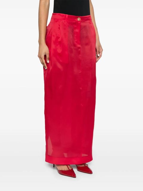 KHAITE Lucian maxi skirt - Red - zdjęcie produktu nr 2