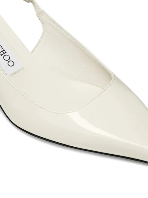 Jimmy Choo 50mm Amel pumps - White