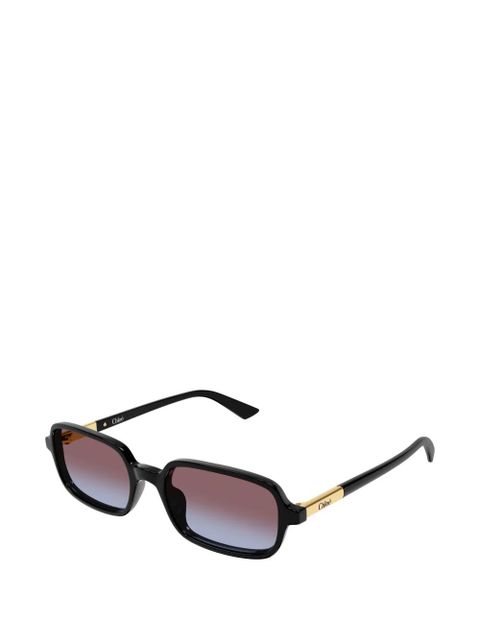 Chloé Eyewear rectangle-frame sunglasses - Black - zdjęcie produktu nr 2
