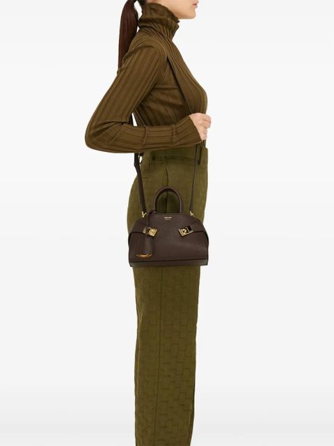 Ferragamo small Hug tote bag - Brown