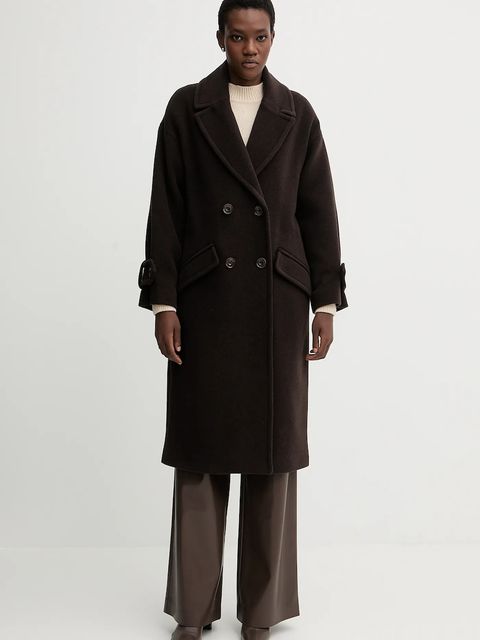 Sessun płaszcz z dodatkiem wełny - zdjęcie produktu nr 1