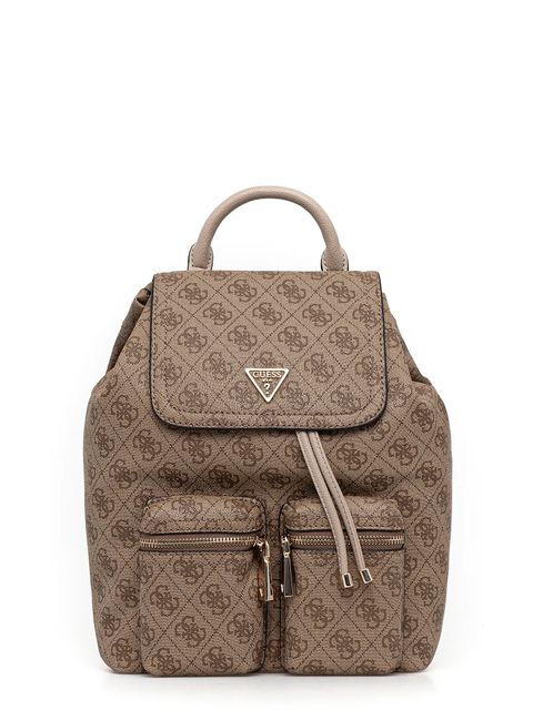 Guess plecak MANHATTAN damski kolor beżowy mały wzorzysty HWSG71 18310 - zdjęcie produktu nr 1