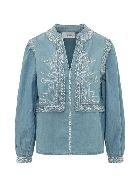 Ba&Sh Laura embroidered blouse - Blue - zdjęcie produktu nr 1