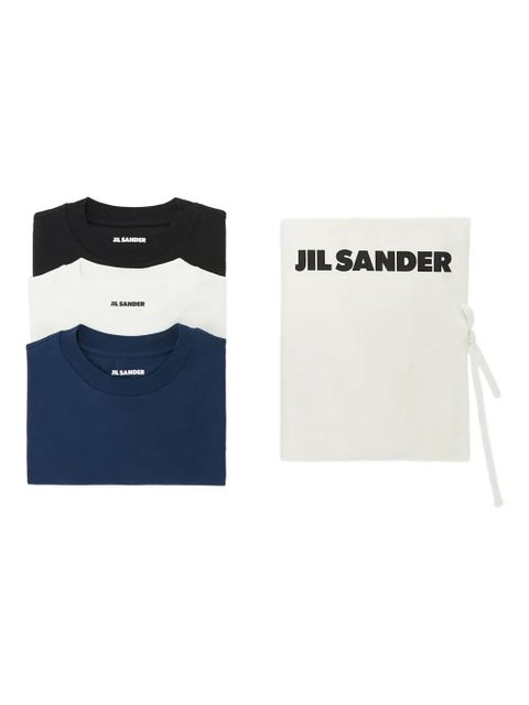 Jil Sander logo-label short-sleeve T-shirt (pack of three) - Blue - zdjęcie produktu nr 1