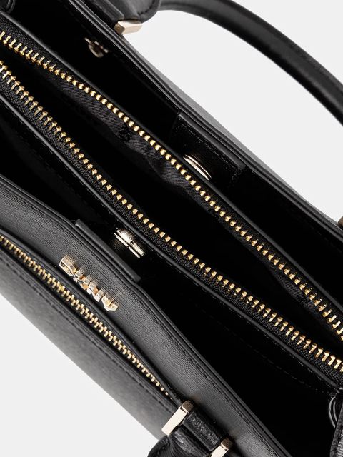 Dkny torebka skórzana kolor czarny R52D3K46