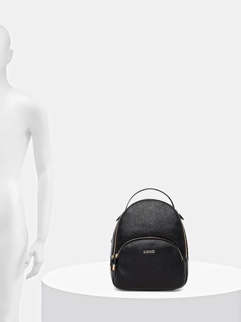 Liu Jo plecak damski kolor czarny mały gładki AF5157.E0027