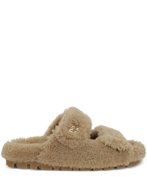 Miu Miu logo-detail sandals - Neutrals - zdjęcie produktu nr 1