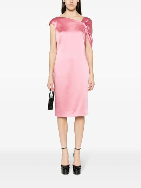 Givenchy asymmetric midi dress - Pink