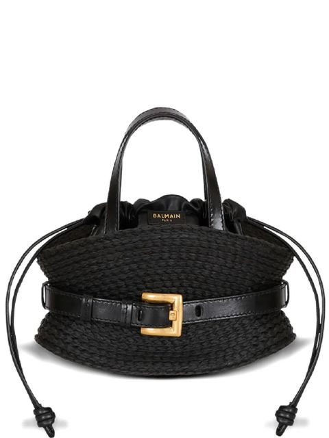 Balmain mini Shuffle belt tote bag - Black - zdjęcie produktu nr 1