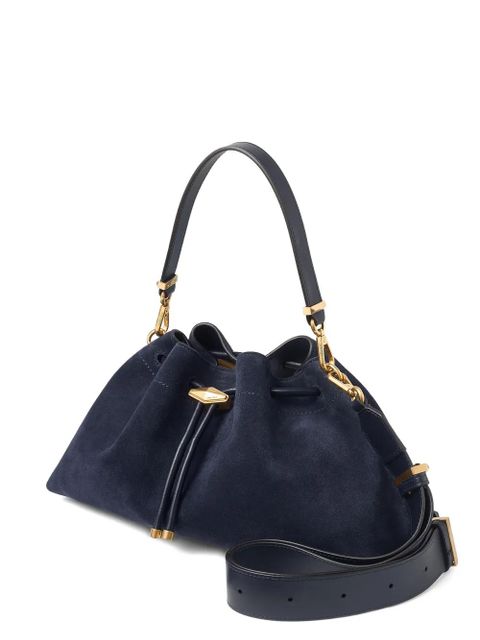 Jimmy Choo drawstring bon bon bucket bag - Blue