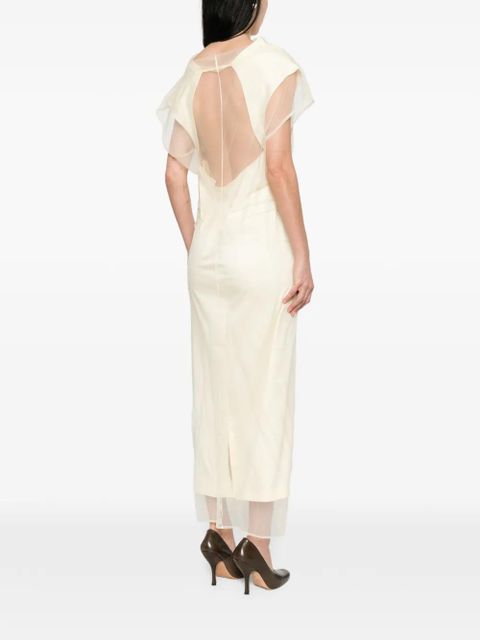 Sportmax floral print dress - Neutrals