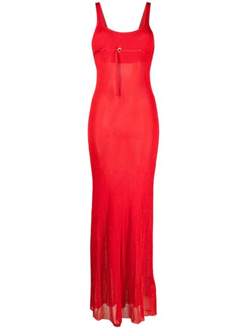 Jacquemus La Robe Maille maxi dress - Red - zdjęcie produktu nr 1