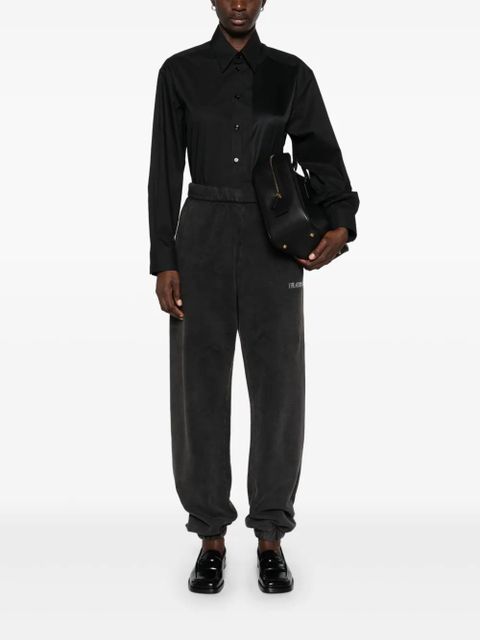 MM6 Maison Margiela panelled cotton shirt - Black