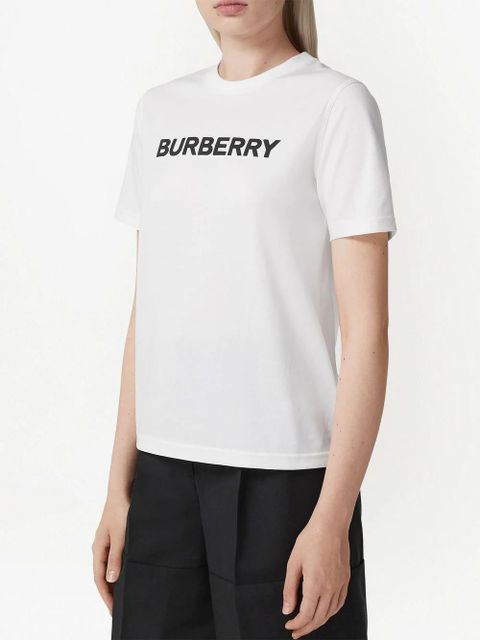 Burberry logo-print organic cotton T-shirt - White - zdjęcie produktu nr 2