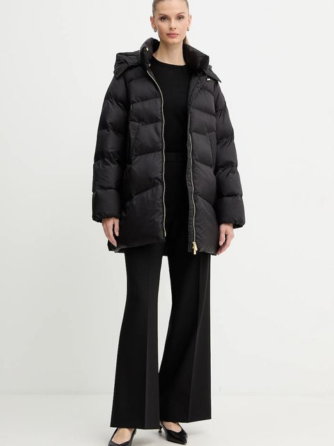 Pinko kurtka kolor czarny zimowa 105720 A2TF