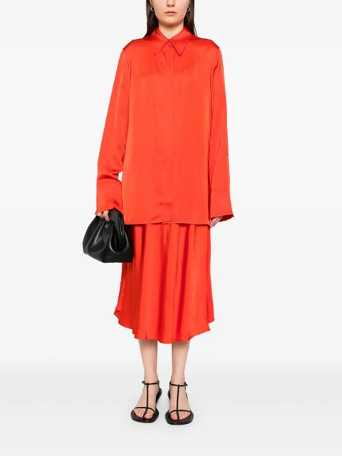 Jil Sander mid-length skirt - Orange