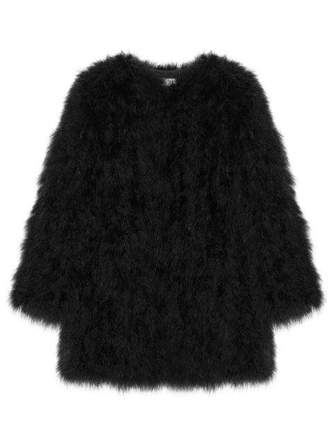Yves Salomon feather jacket - Black - zdjęcie produktu nr 1