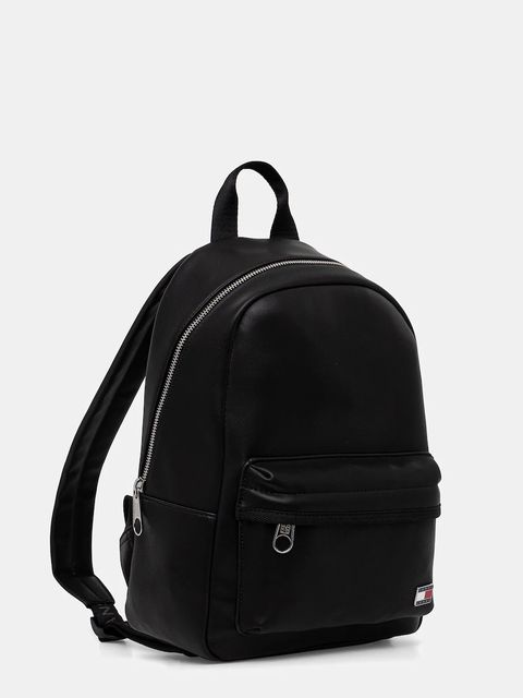 Tommy Jeans plecak damski kolor czarny mały gładki AW0AW18086 - zdjęcie produktu nr 2