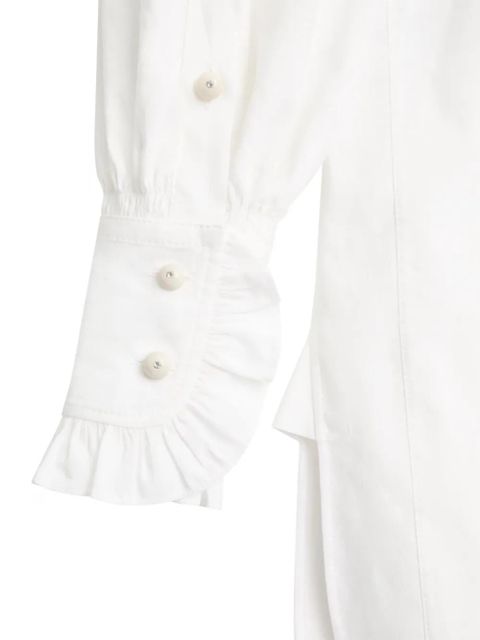 Valentino Garavani mini ruffle-detail dress - White
