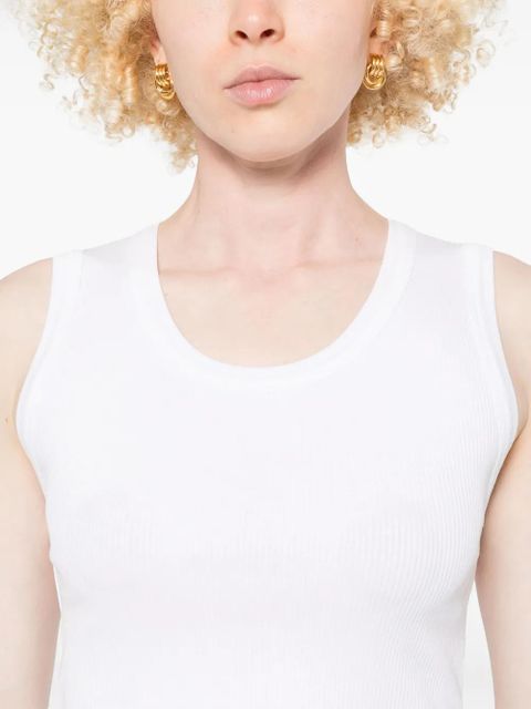AGOLDE ribbed tank top - White