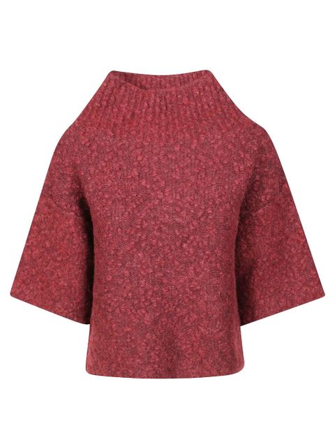Max Mara funnel-neck sweater - Red - zdjęcie produktu nr 1