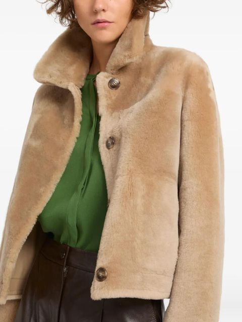 Yves Salomon shearling jacket - Neutrals