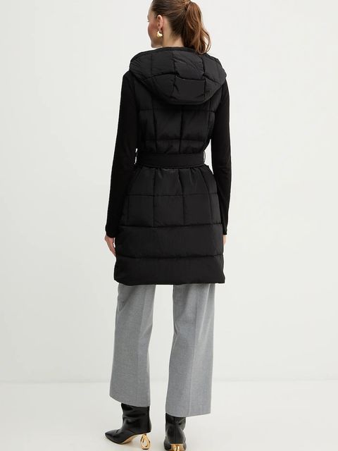 Armani Exchange bezrękawnik kolor czarny zimowy XW000651 AF16207