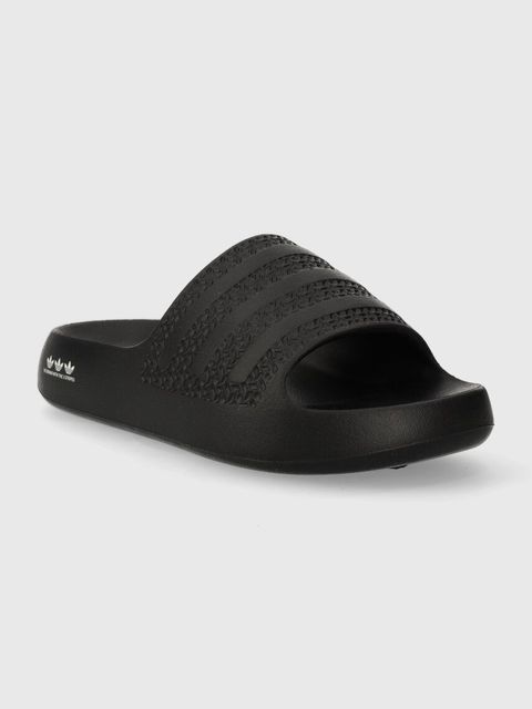 adidas Originals klapki Adilette Ayoon damskie kolor czarny na platformie GX1979