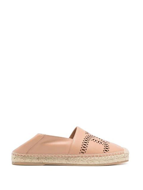 Tod's Kate leather espadrilles - Neutrals