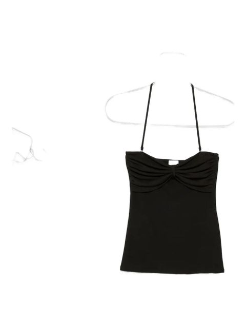 Nanushka Rissa halterneck jersey top - Green - zdjęcie produktu nr 1