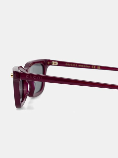 Gucci okulary przeciwsłoneczne damskie kolor fioletowy GG1944S